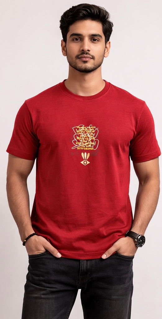 ROUND NECK GRAPHIC PRINT T-SHIRT