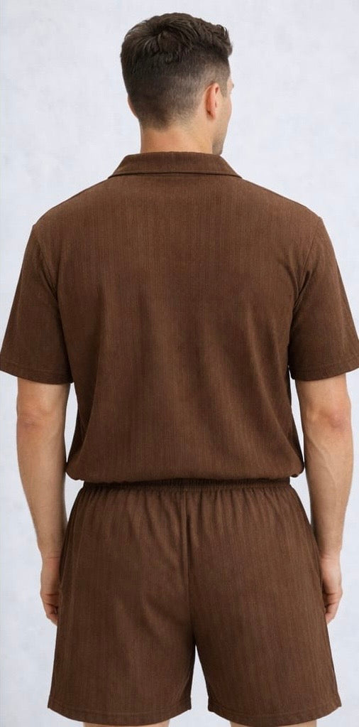 MEN’S TEXTURED CORD SET