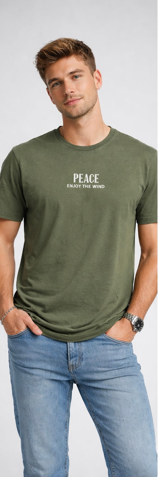 ROUND NECK GRAPHIC PRINT T-SHIRT