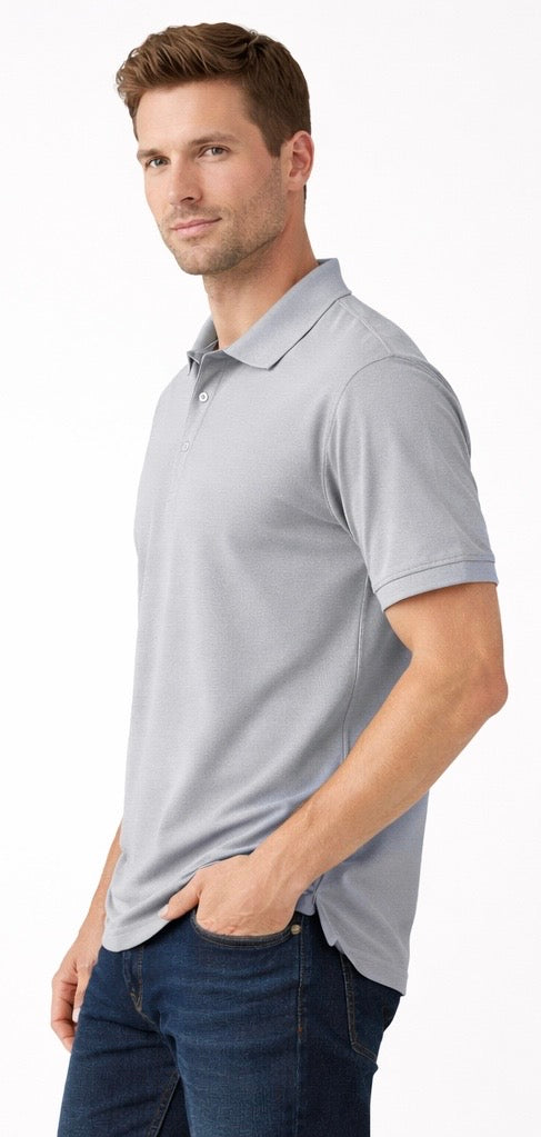 Men’s solid polo neck t-shirts