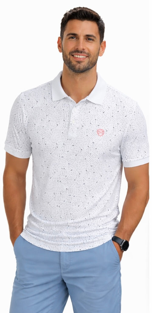 MENS ALLOVER POLO NECK T-SHIRT