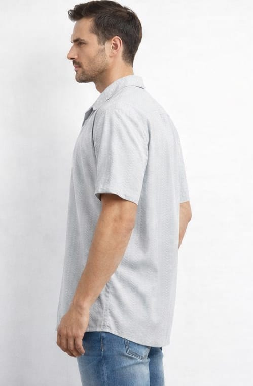 MEN’S JAQUARD OPEN SHIRTS