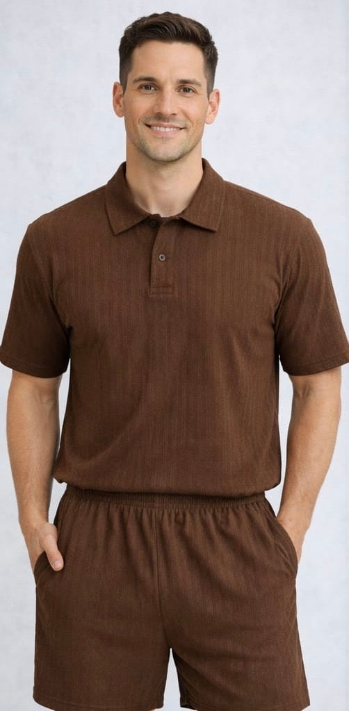MEN’S TEXTURED CORD SET