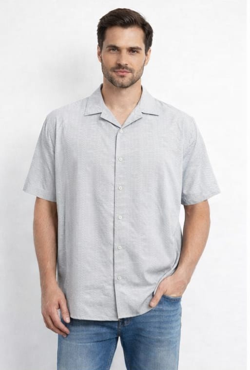 MEN’S JAQUARD OPEN SHIRTS