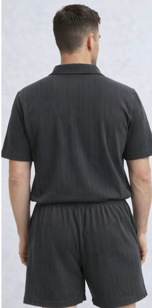 MEN’S TEXTURED CORD SET