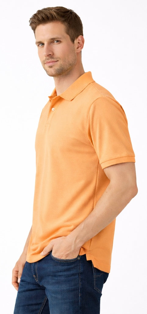 Mens’s solid polo neck t-shirts