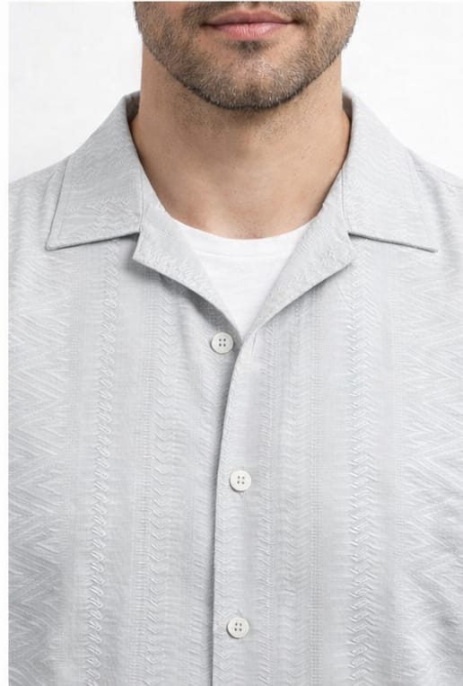 MEN’S JAQUARD OPEN SHIRTS