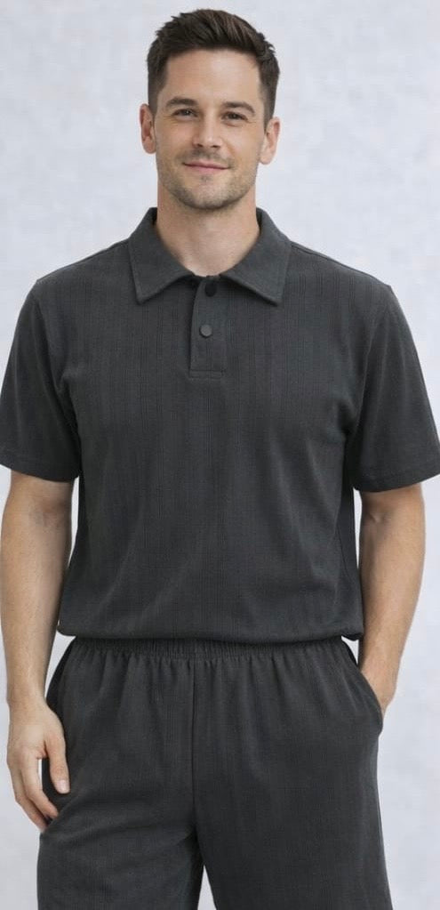 MEN’S TEXTURED CORD SET