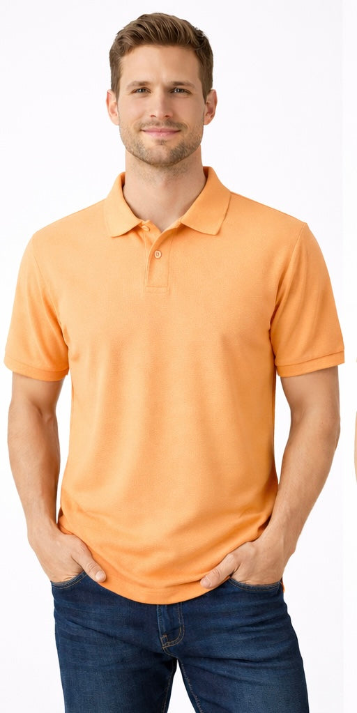 Mens’s solid polo neck t-shirts