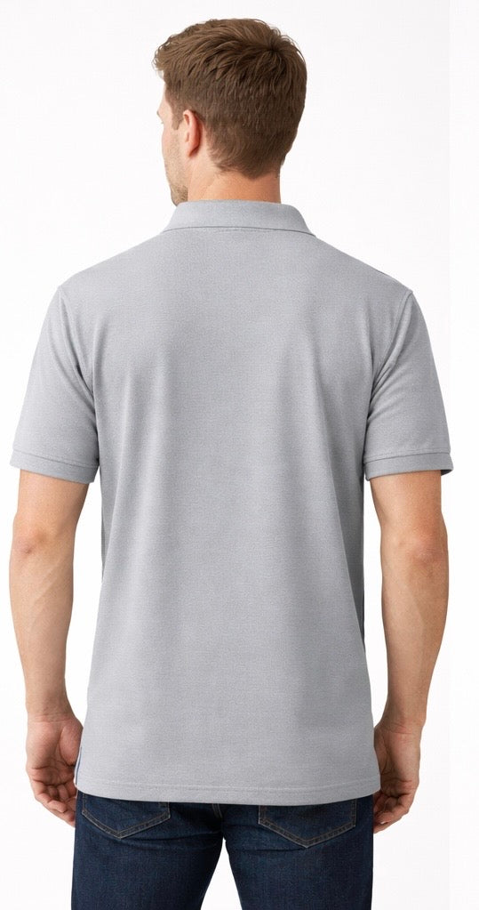 Men’s solid polo neck t-shirts