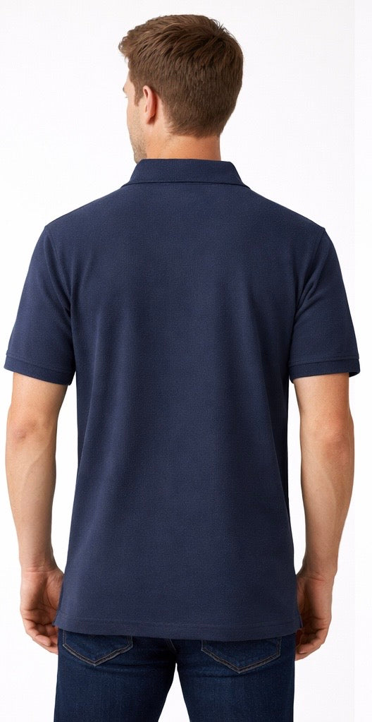 Men’s solid polo neck t-shirts