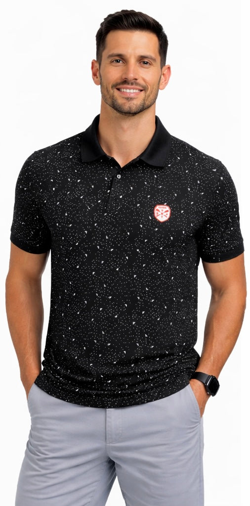 MENS ALLOVER POLO NECK T-SHIRT