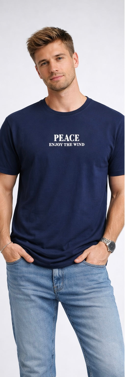 ROUND NECK GRAPHIC PRINT T-SHIRT